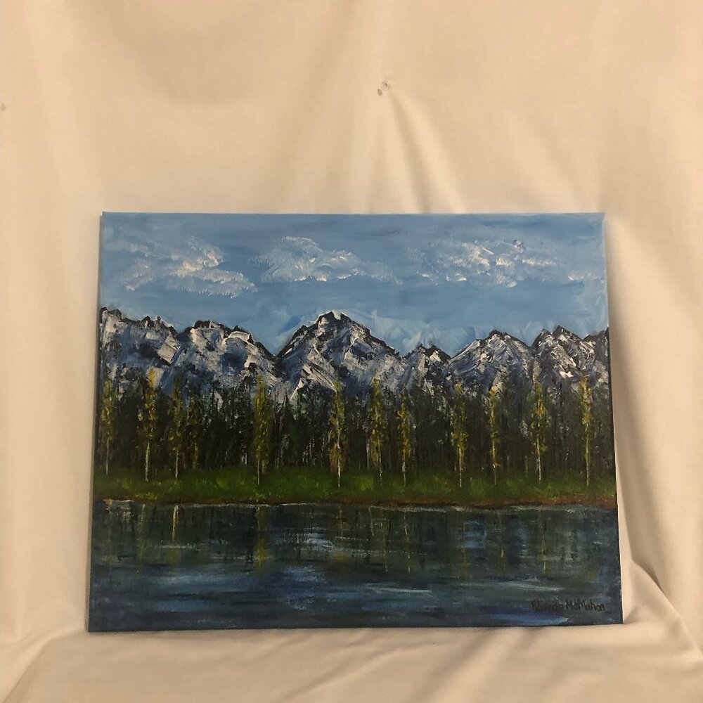 Aspen Tree and Mountain Landscape - Picture 2 of 8